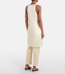 Сатиновое мини-платье Toteme, Ecru - фото 3