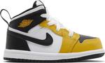 Кроссовки Air Jordan 1 Mid TD 'Yellow Ochre', желтый - фото