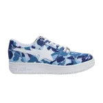 Кроссовки BAPE Bapesta Low 'ABC Camo', синий - фото