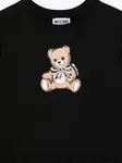 Хлопковое платье Moschino Kids, черный - фото 3