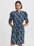 Платье-рубашка ICHI Nina, темно-синий - фото 2