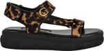 GUESS Women's Lanara сандалии, Black/Leopard 211 - фото 6