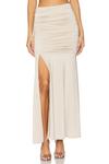 Макси-юбка Drea с драпировкой Lblc The Label, champagne - фото