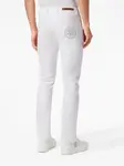 Прямые джинсы с вышитым логотипом Billionaire, белый - фото 3