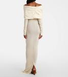 Шерстяное платье с драпировкой Entire Studios, Pharchment - фото 3