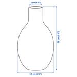 Ваза, бледно-розовая/голубая, 16 см Blodbjörk IKEA - фото 4