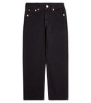 Рваные джинсы прямого кроя MM6 Maison Margiela, черный - фото