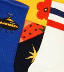 Набор из 6 пар носков из хлопковой смеси с принтом Mini Rodini, Multi - фото 2