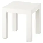 Приставной столик, белый, 35x35 см, LACK IKEA - фото