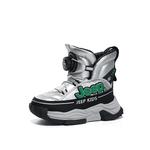 Детские ботинки Kids Green Jeep, черный/зеленый - фото 2