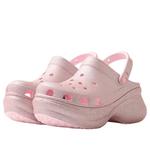 (WMNS) Crocs Bae Glitter Clog 'Pink Milk' - фото 3