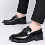 Черные туфли Dress Shoes Men's Black SHUPATE, однослойные - фото 2