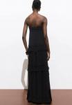 Платье макси STRAPLESS Mango, черный - фото 3