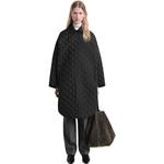 TOTEME Стеганое пальто-кокон, Black - фото 4