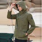 Куртка-ветровка мужская Jeep, елово-желтая - фото 6