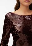 Платье Vero Moda VMALLY KURZES , Mauve Wine/Mauve - фото 4