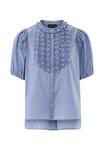 Блуза van Laack Button-down blouse, Blue - фото 5