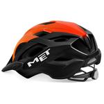 Велосипедный шлем Met, цвет schwarz/orange - фото 3