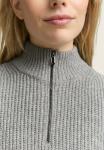 Топ TOM TAILOR Top, Medium Silver Grey Melange/Grey - фото 4