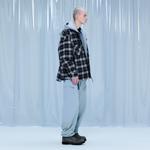 GAP Пуховик унисекс, Black Plaid - фото 8