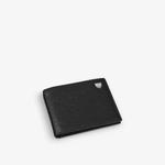 Кожаный кошелек с логотипом Aspinal Of London, черный - фото 2