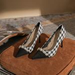 Туфли на высоком каблуке женские черный Ainer-Cat - фото 4