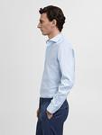 Хлопковая рубашка Emporda Slim Fit Mango, Pastel Blue - фото 6
