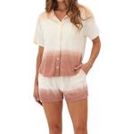 Рубашка на пуговицах Mikaela Gradient Terry в цвете Abalone/dune Threads 4 Thought - фото