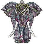 Деревянный пазл Античный Мамонт А5 Moments - фото