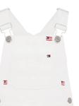 Платье-комбинезон с вышитым логотипом Tommy Hilfiger Junior, белый - фото 3