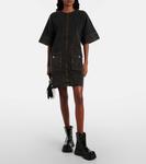 Джинсовое мини-платье Ganni, Black - фото 2