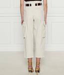 Брюки Pinko cargo Regular Fit, экрю - фото 4