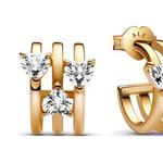 Pandora Позолоченные серьги women's gold - фото 5