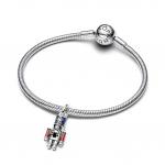 Шарм Moveable Nutcracker Dangle Pandora, стерлинговое серебро - фото 4