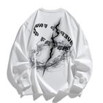 Футболка унисекс FAVEPOP, черная [Улучшенный принт бабочки] - фото 5