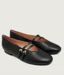 Кожаные балетки RISAKO Coccinelle, черный - фото 3