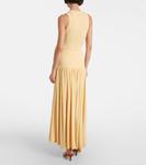 Юбка макси из собранного джерси Aya Muse, Buttercream - фото 3