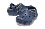 Кроссовки classic lined glitter clog 'blue' Crocs, синий - фото 4