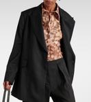 Пиджак с поясом Acne Studios, черный - фото 6