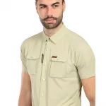 Рубашка с коротким рукавом Kilpi Bombay, бежевый - фото 3