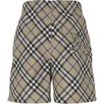 Шорты в клетку Burberry, бежевый - фото 4