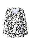 Топ Ulla Popken Long sleeved top, Black - фото 6