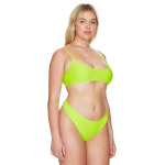 Топ Good American Deep Scoop Swim, цвет Electric Lime002 - фото 4