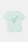 Детская футболка Guess, бирюзовый - фото