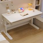 Компьютерный стол New value doctrine 140*60 см с регулируемой высотой, из массива дерева, с ящиком - фото 2