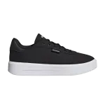 Кроссовки adidas Wmns Court Platform CLN Black White, черный - фото