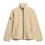 Толстовка Superdry Active Fleece full zip, бежевый - фото