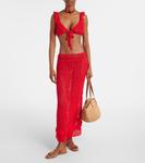 Бюстье крючком Brigitte Anna Kosturova, красный - фото 2