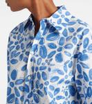 Рубашка из хлопка Marni, цвет iris blue - фото 4