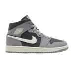 Кроссовки Air Jordan Wmns Air Jordan 1 Mid 'Cement Grey', серый - фото